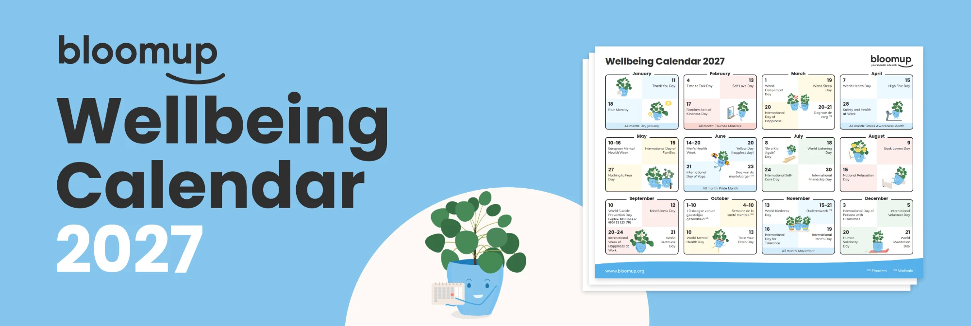 Wellbeing Calendar 2027
